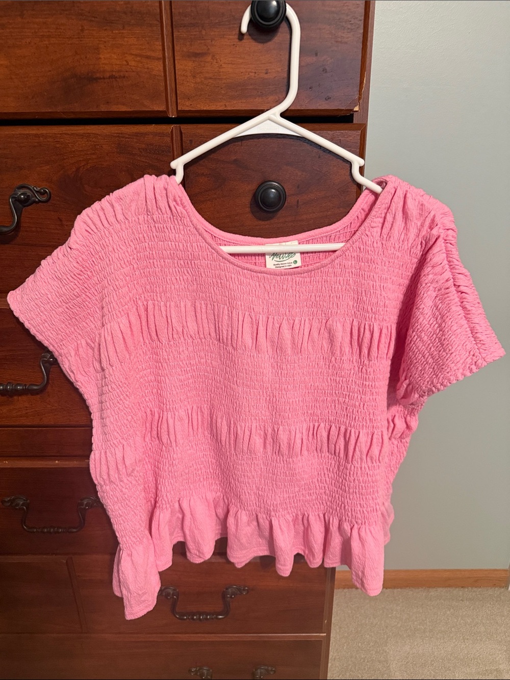 Pink crop top